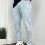 Ανοιχτό μπλε ανδρικο loose fit τζιν / 1575LB - topcloset.gr