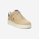 Polo Ralph Lauren Σνίκερ χαμηλό 'MASTERS CRT' σε Σκούρο Μπεζ