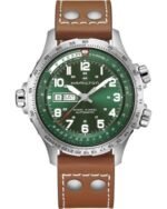 Ρολόι HAMILTON Khaki Aviation X-Wind Automatic Chronograph Brown Leather Strap - H77506540 - Image 2
