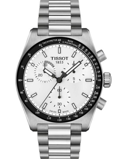 Ρολόι TISSOT T-Sport PR516 Chronograph Silver Stainless Steel Bracelet - T1494171101100