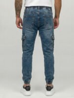 Ανδρικά τζιν Cargo Τζόγκερ Μπλε Bolf Rufo - Image 3