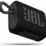 left JBL GO3 PORTABLE BLUETOOTH SPEAKER 4.2W - IP67 (BLACK)