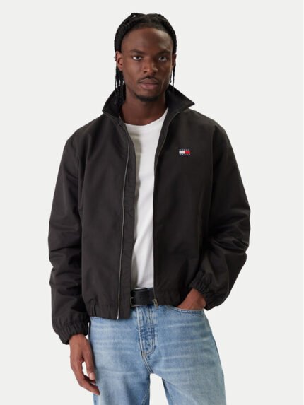 Tommy Jeans Μπουφάν μεταβατικό Essential DM0DM22720 Μαύρο Regular Fit | Modivo.gr