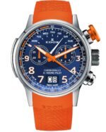 Ρολόι EDOX Chronorally Chronograph Black Rubber Strap - 38001-TINNR-VR - Image 2