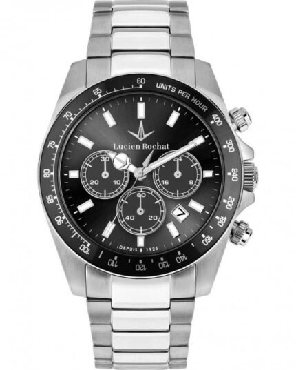 Ρολόι LUCIEN ROCHAT Leman Chronograph Silver Stainless Steel Bracelet - R0473617010