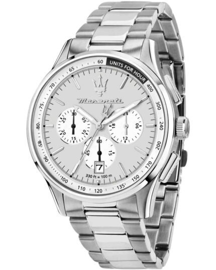 Ρολόι MASERATI Sorpasso Chronograph Silver Stainless Steel Bracelet - R8873624013