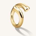 Δαχτυλίδι ROSEFIELD Hugged Ring Gold από ανοξείδωτο ατσάλι