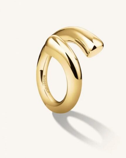 Δαχτυλίδι ROSEFIELD Hugged Ring Gold από ανοξείδωτο ατσάλι