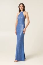 Γυναικείο Φόρεμα Eveleya Riviera Sparkle Maxi Sequined Dress