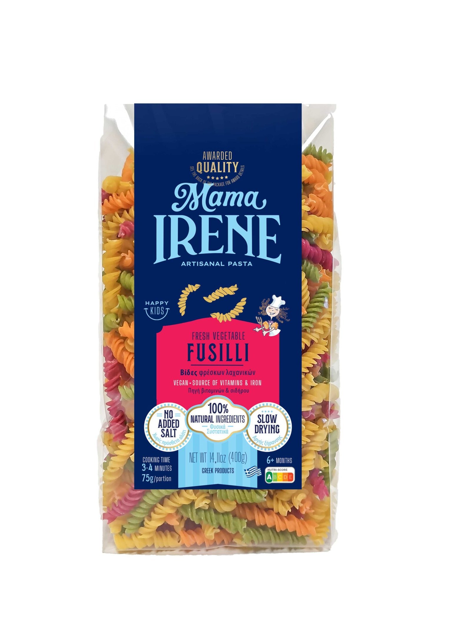 Mama Irene Βίδες Λαχανικών 0 Mama Irene Βίδες Λαχανικών - Image 1